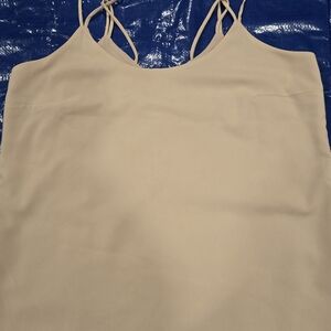 The Limited Double-Strap Cream Tank Top